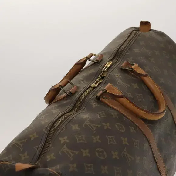 LOUIS VUITTON Monogram Keepall 55 Boston Bag M41424